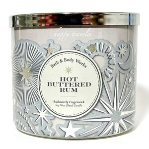 HOT BUTTERED RUM 3 Wick Candle